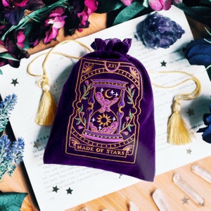 Made of Stars Tarot Deck Pouch - Purple