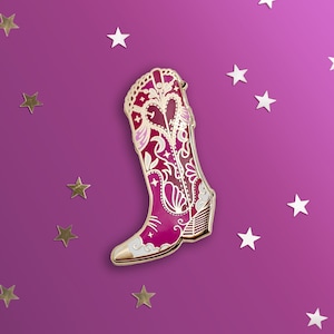 Cosmic Cowgirl Boot Pin