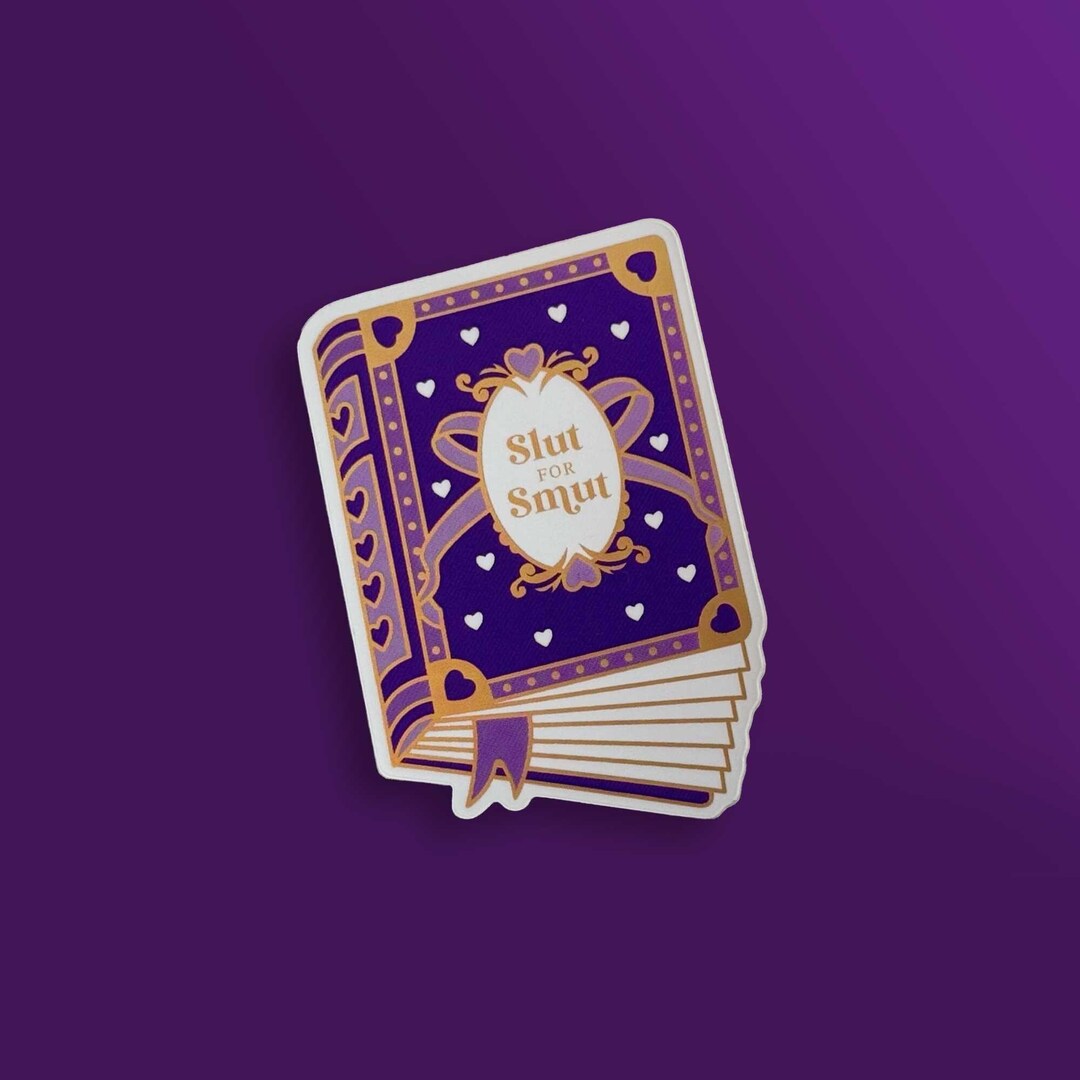 Slt Sticker Sl*t for Smut Sticker - Purple - Etsy