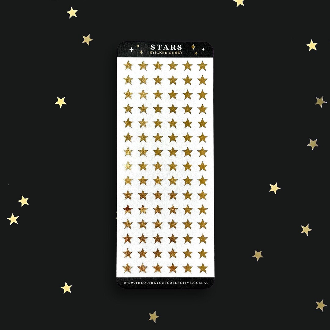Star Rating Sticker Sheet - Etsy