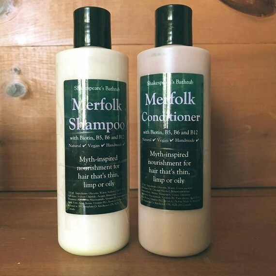 Shampoo And Conditioner Set For Limp Oily Hair Natural Etsy