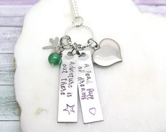 Customized Family Pendant - Personalized Necklace -  Mommy Necklace - Personalized Jewelry - Handstamped - Hand Stamped Jewelry