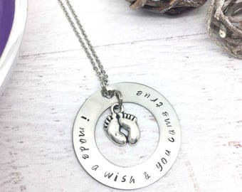 Mommy Necklace - Hand Stamped Jewelry - Personalized Necklace - Kids Names Necklace - Family Necklace - New Mom Gift - Gift from Kids