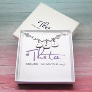 Monogram Bracelet - Hand Stamped Jewelry - Mothers Bracelet - Initial Bracelet - Personalized Bracelet - Gift for Her - Gift Ideas for Mom