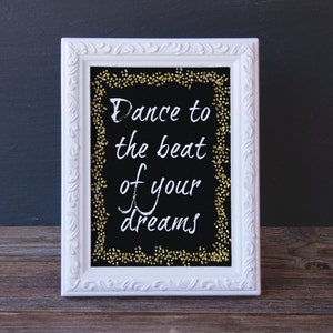 Gift for Dancer Printable - Dance Recital Present -Dance Digital Print - Dance Print Keepsake  - Printable Dance Gift - End of Year Present