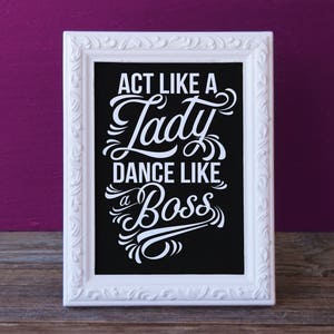 Gift for Dancer Printable - Dance Recital Present -Dance Digital Print - Dance Print Keepsake  - Printable Dance Gift - End of Year Present