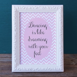 Printable Dance Gift BUNDLE - Present for Dancer -Dance Digital Print - Dance Print Keepsake  - Dance Recital Gift - End of Year Present
