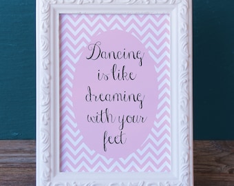 Printable Dance Gift BUNDLE - Present for Dancer -Dance Digital Print - Dance Print Keepsake  - Dance Recital Gift - End of Year Present