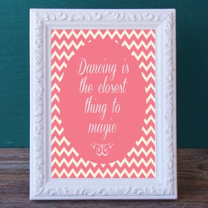 Printable Dance Gift - Dance Recital Present -Dance Digital Print - Dance Print Keepsake  - Gift for Dancer Printable - End of Year Present