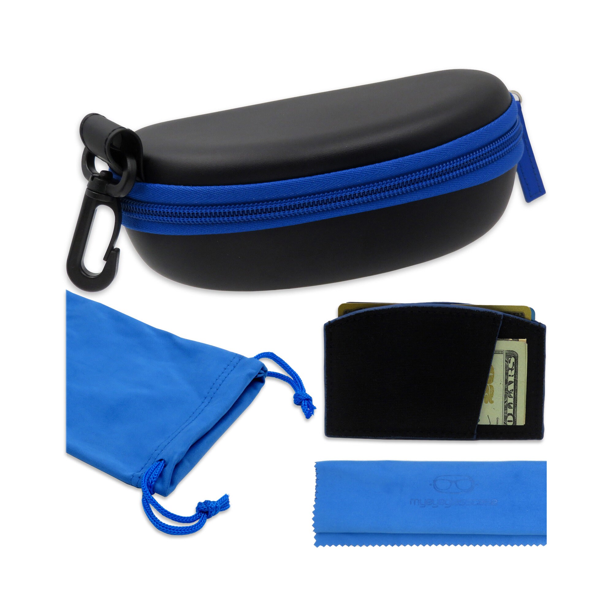 Sport Sunglasses Case with inner Slim Wallet Semi Hard Etsy