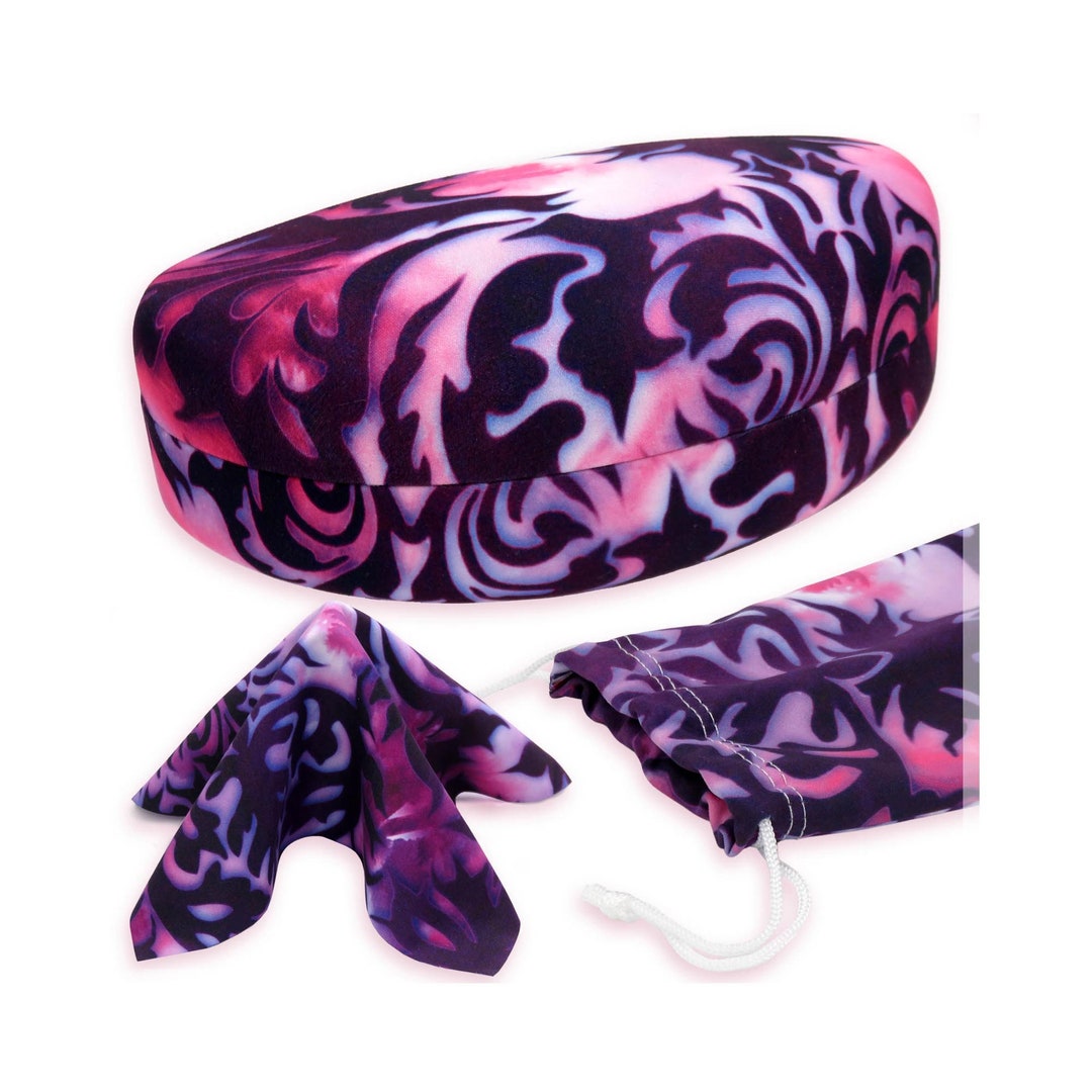 Myeyeglasscase Hard Sunglasses Case Large Glasses Holder W/ Pouch and