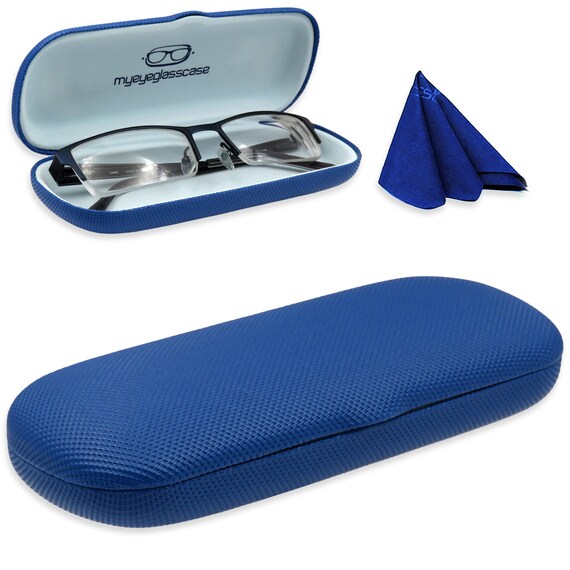 Myeyeglasscase Slim Reading Glasses Case Smooth Black Material 