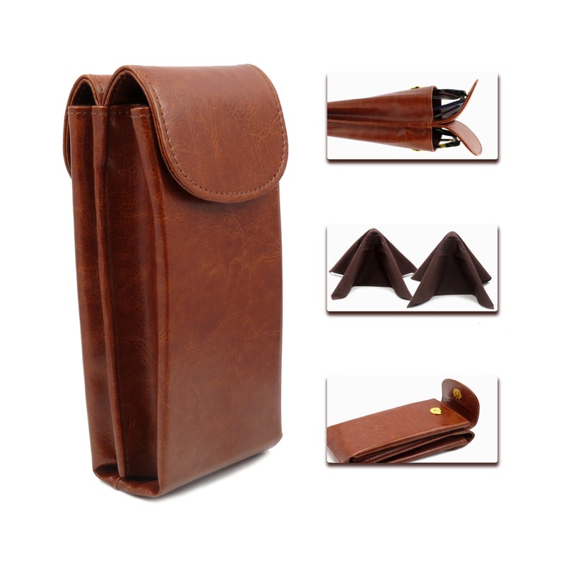 MyEyeglassCase Extra large Double Eyeglass Case / Soft Etsy