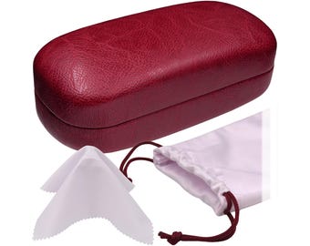 Moschino Sunglasses Eyeglasses Case Holder Red Glossy Shiny Moschino sunglasses case - Gem main image 2