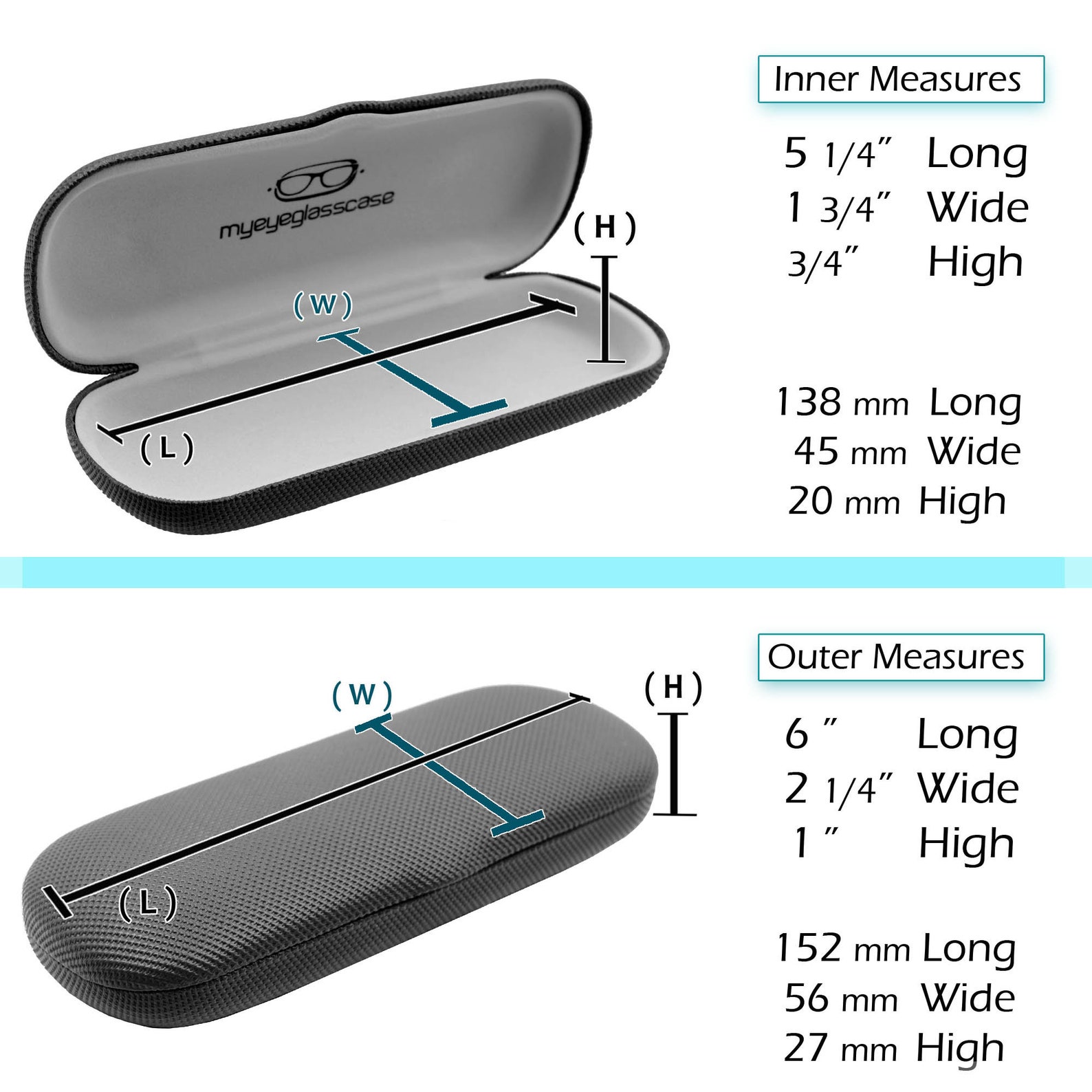 Small Hard eyeglass case for men Slim eyeglass case with Etsy