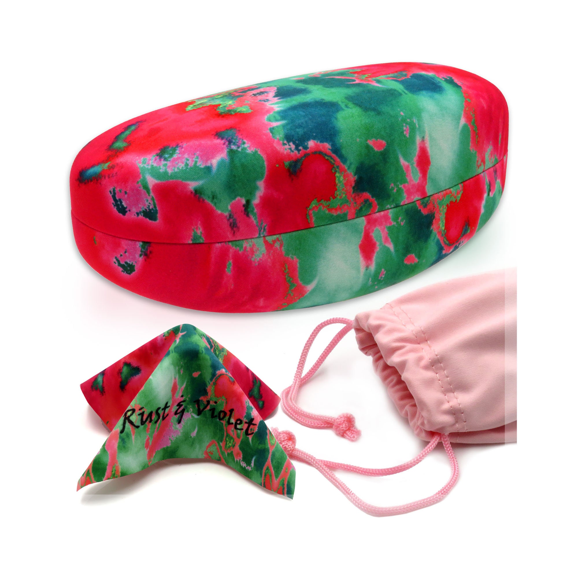 Hard Sunglasses Case Large Glasses Case in Tie Dye Etsy