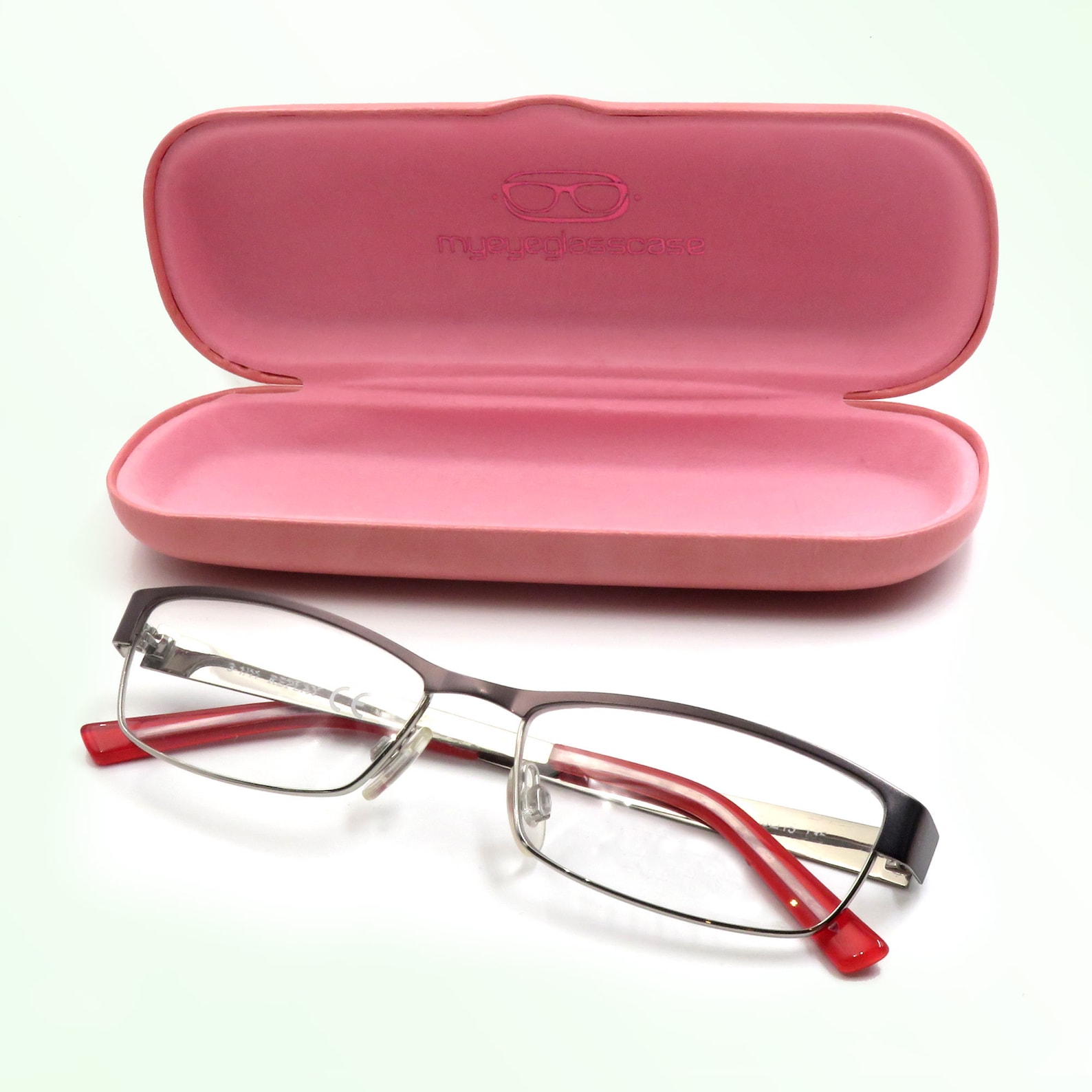 MyEyeglassCase Small Hard Eyeglass Case in soft pink Slim and Etsy