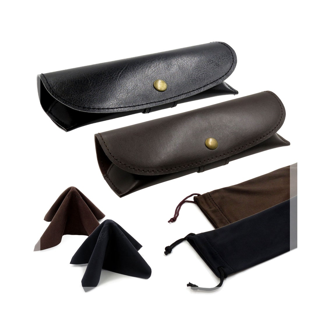 MyEyeglassCase Clip On sunglasses Cases 2 X Semi hard with Etsy