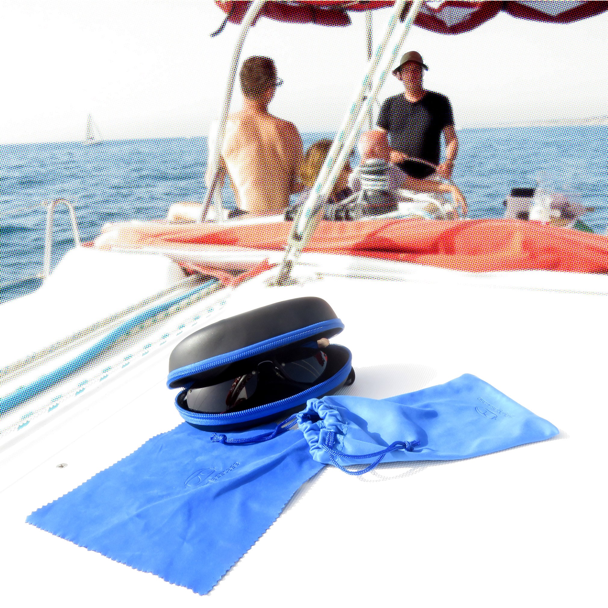 Sport Sunglasses Case with inner Slim Wallet Semi Hard Etsy