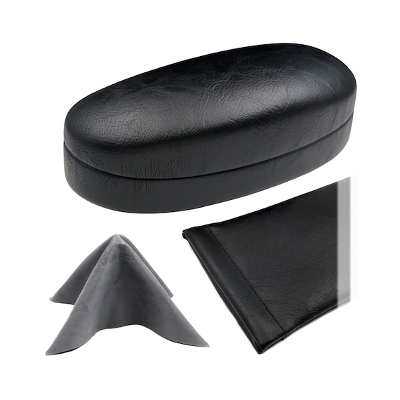 Sunglasses Kit - Black Hard Shell Sunglasses Case and Soft  display picture 1