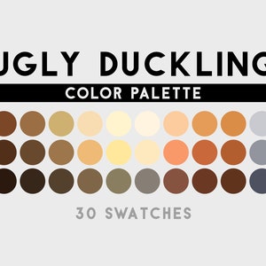 Ugly Duckling Color Palette for Procreate, Adobe Photoshop, Adobe ...