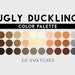Ugly Duckling Color Palette for Procreate, Adobe Photoshop, Adobe ...