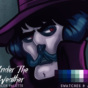 Under The Weather Color Palette For Procreate, Adobe Photoshop, Adobe Illustrator, Affinity Designer, Affinity Photo