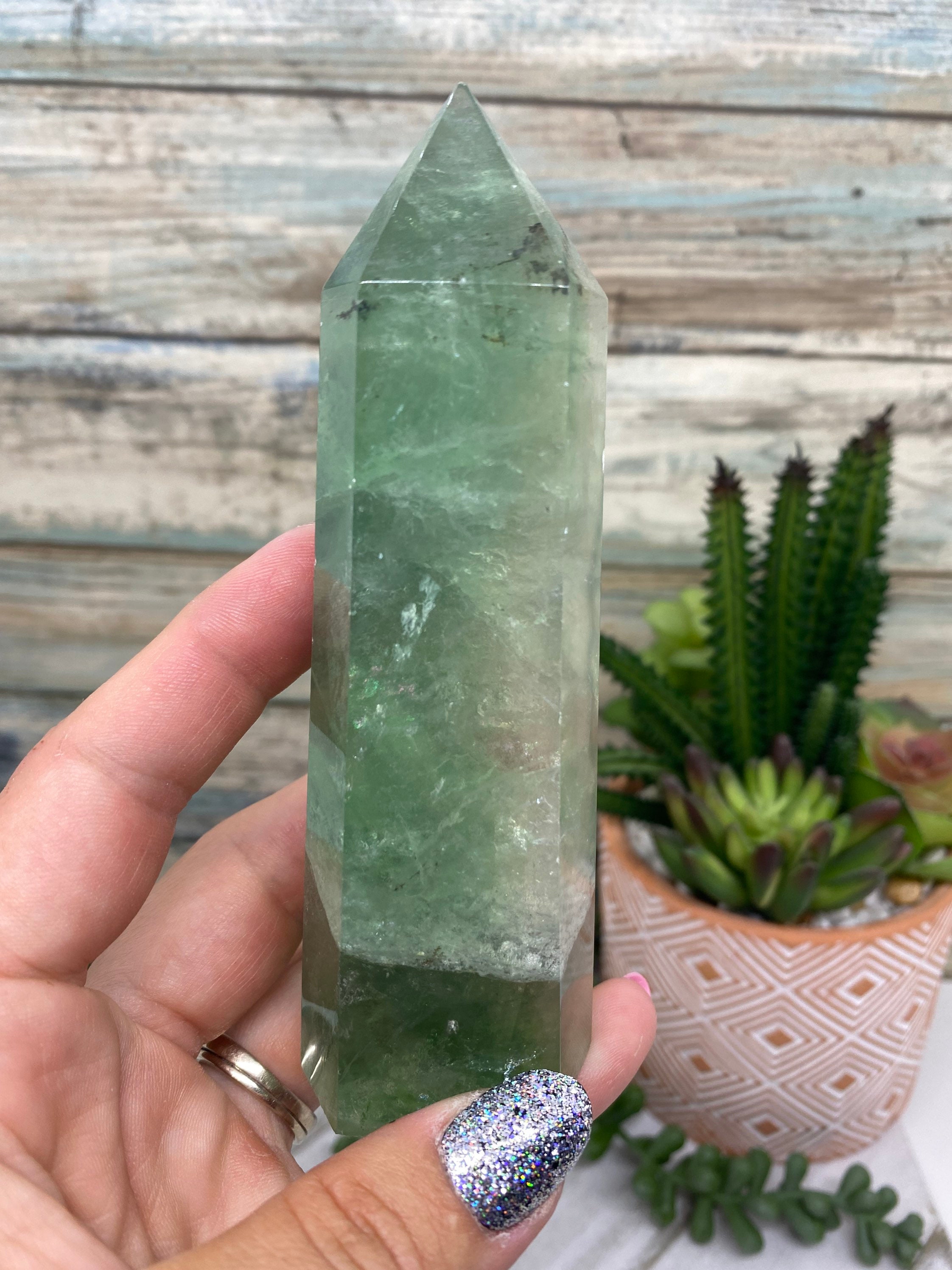 Great Quality Green Fluorite Tower | Etsy