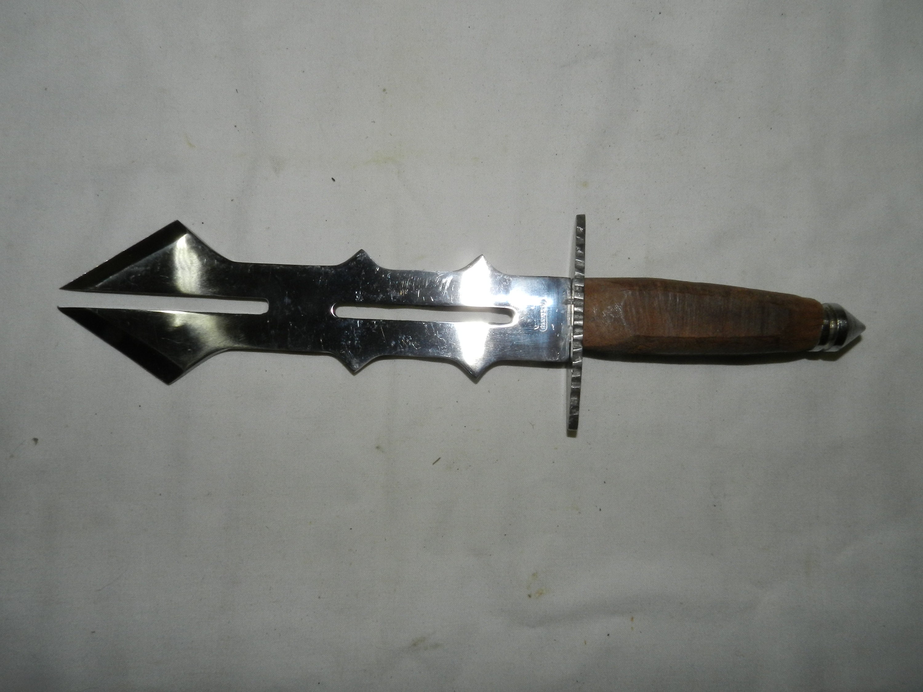 Unusual Pakistan Knife with wood handle Cosplay Weapon Etsy