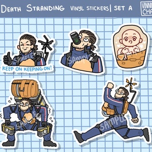 Death Stranding Vinyl Stickers | Set A