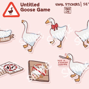 Untitled Goose Game Vinyl Stickers Set A 