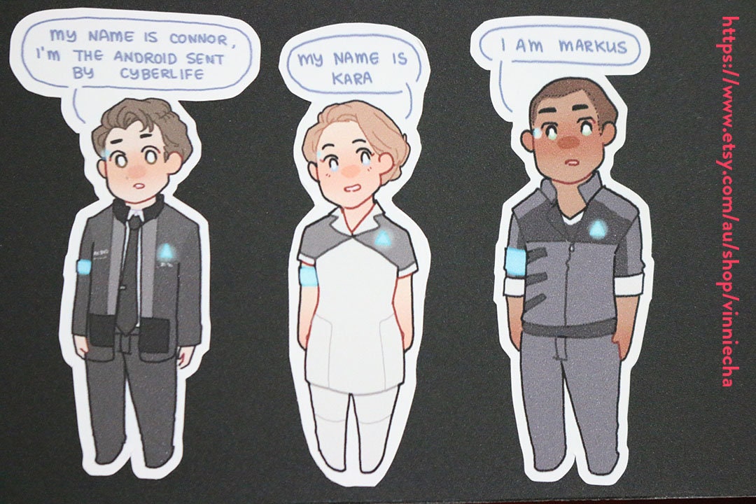 Detroit Become Human - Connor Alina - Illustrations ART street