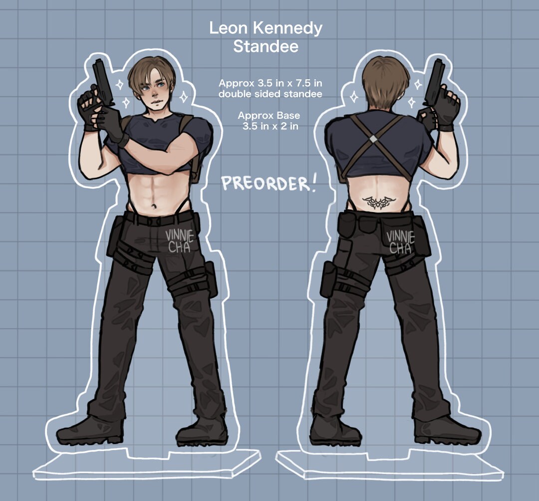 PREORDER Leon Kennedy Standee Etsy