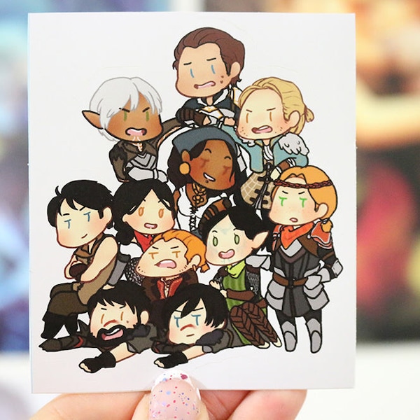 Dragon Age 2 - Merry Band of Misfits Vinyl Sticker