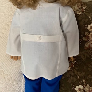 Bata de laboratorio médico, para muñecas de 45 cm, regalo para profesor, personalización gratuita, bata de laboratorio para muñecas, uniforme quirúrgico por separado, regalo de graduación, regalo veterinario imagen 5