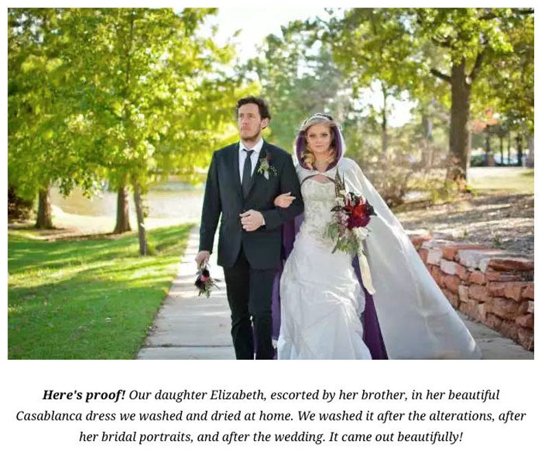 YES You Can Wash Your Wedding Gown at Home 40 PAGE Guide / PDF Download