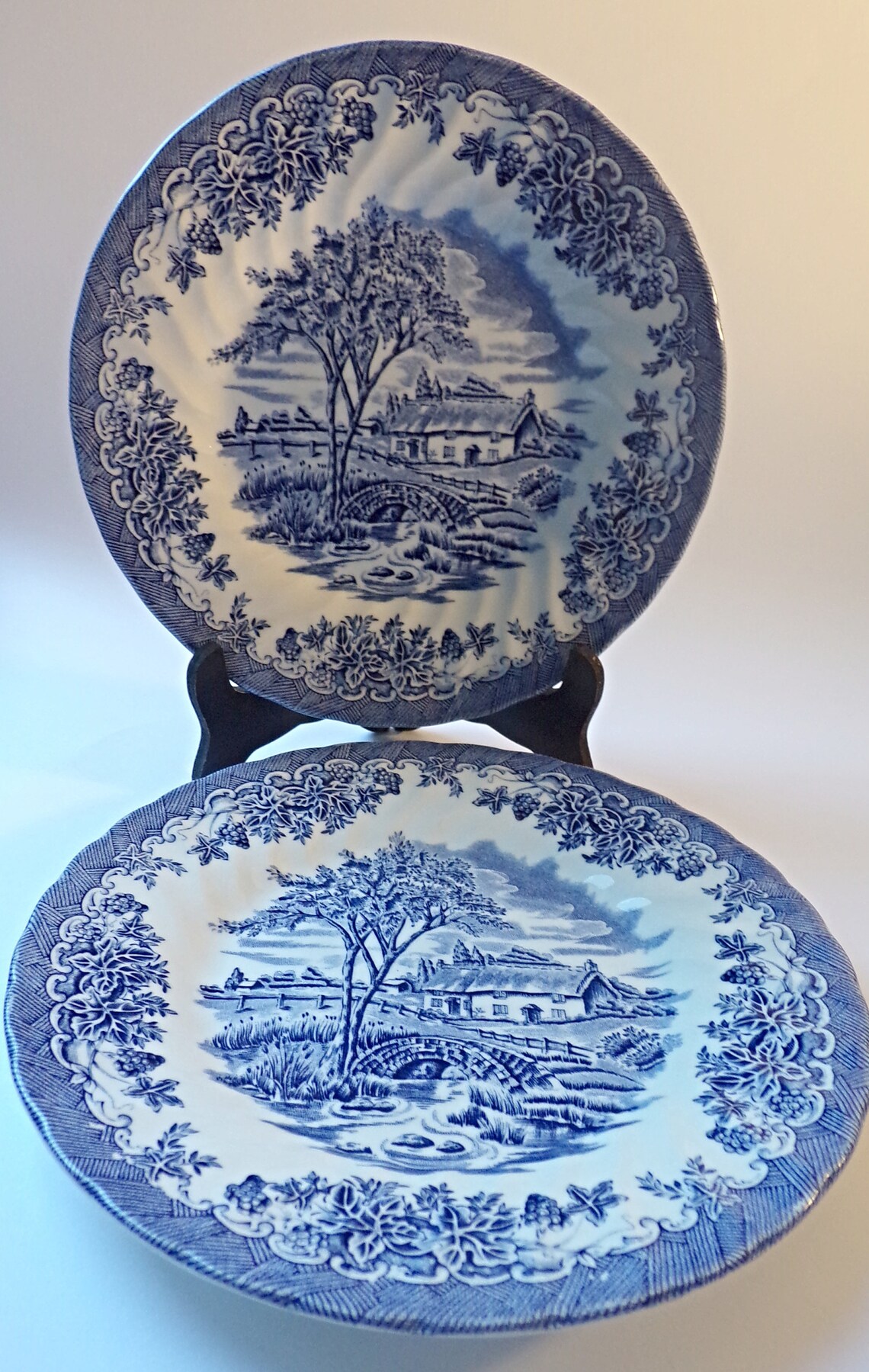 Churchill Dessert/side Plates Set of 2 Fine English Tableware Etsy