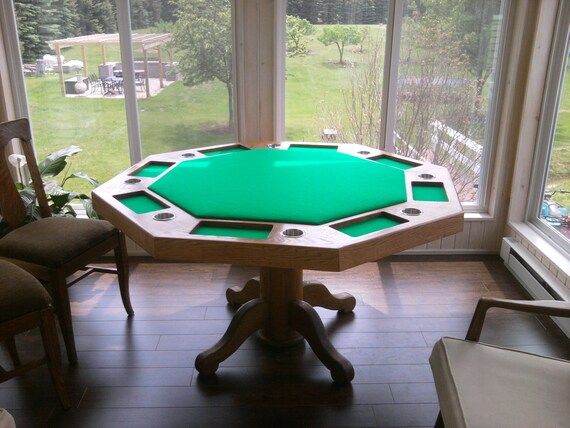Wood Poker Table Wood Poker Table