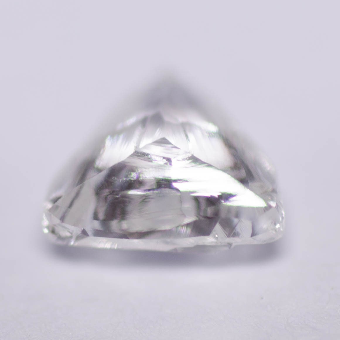 0.31 Carat WHITE E TRIANGLE Diamond Natural Rough Untreated - Etsy