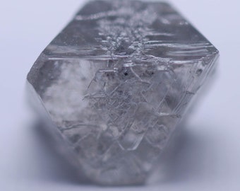 1.40 Quilates BLANCO OCTAEDRO Diamante Natural en Bruto Sin tratar