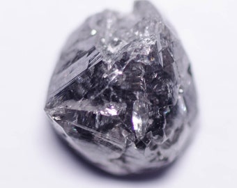 1.65 Quilates NEGRO DOME Diamante Natural Áspero Sin tratar