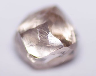 0.42 quilates BROWN MACKLE Diamante natural áspero sin tratar