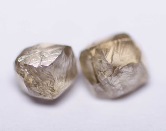 1.08 quilates BROWN MACKLE Diamante natural áspero sin tratar