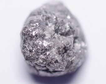 1.46 Quilates negro irregular diamante natural áspero sin tratar