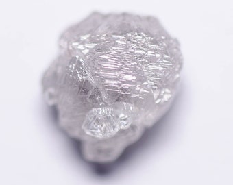 1.26 Quilates BLANCO IRREGULAR Diamante Natural Áspero Sin tratar