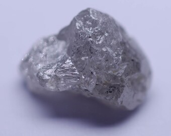 1.40 quilates BLANCO IRREGULAR Diamante natural áspero sin tratar