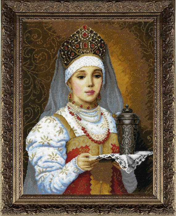 /"Follow the dream/" Bead Embroidery kit GOLDEN HANDS TM-002