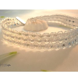 Silver Lace Choker, Choker Necklace, Lace Necklace, White Lace Choker, White Silver Lace Choker, Victorian Choker, Gift