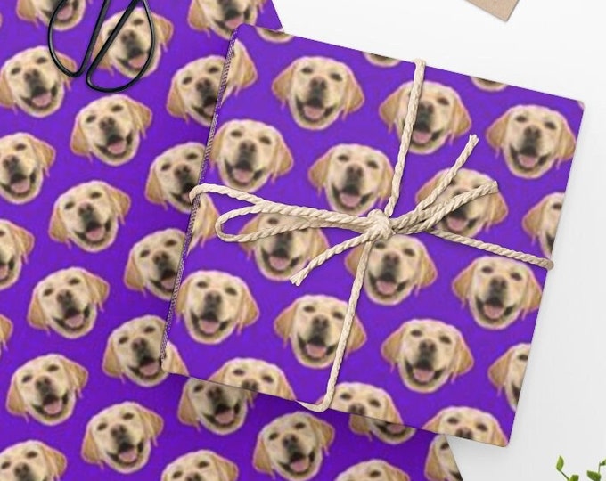 Face Wrapping Paper Custom Wrapping Paper Face Gift Etsy