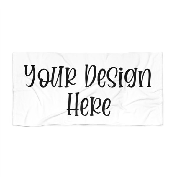 Custom Beach Towel - Personalized Towel - Photo Towel - Picture Towel - Custom Towel -  Custom Towel Photo -  Towel With Logo